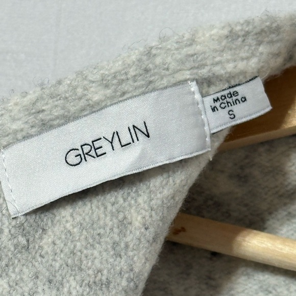 GREYLIN - Twist Back Sweater - light grey - small - Picture 7 of 8